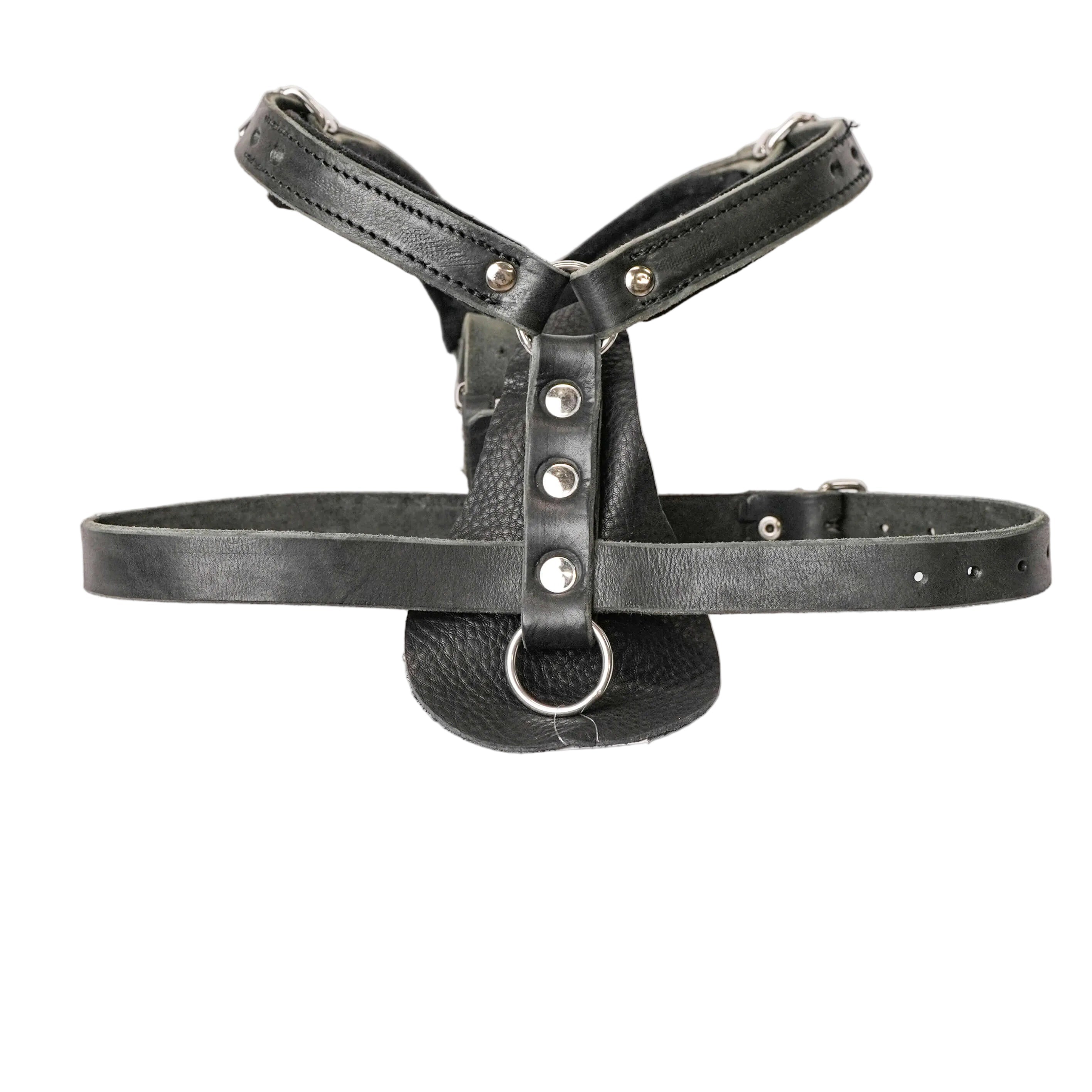 Schweikert Working Dog Leather Harness front