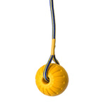 Schweikert Yellow Foam Ball on a Rope strong braided rope