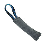 Sporthund Plush Bite Sausage with Wrist Strap Tug Toy Grey