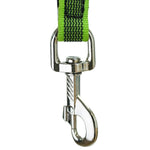 Schweikert grippy lead with handle 20mm green clip hook