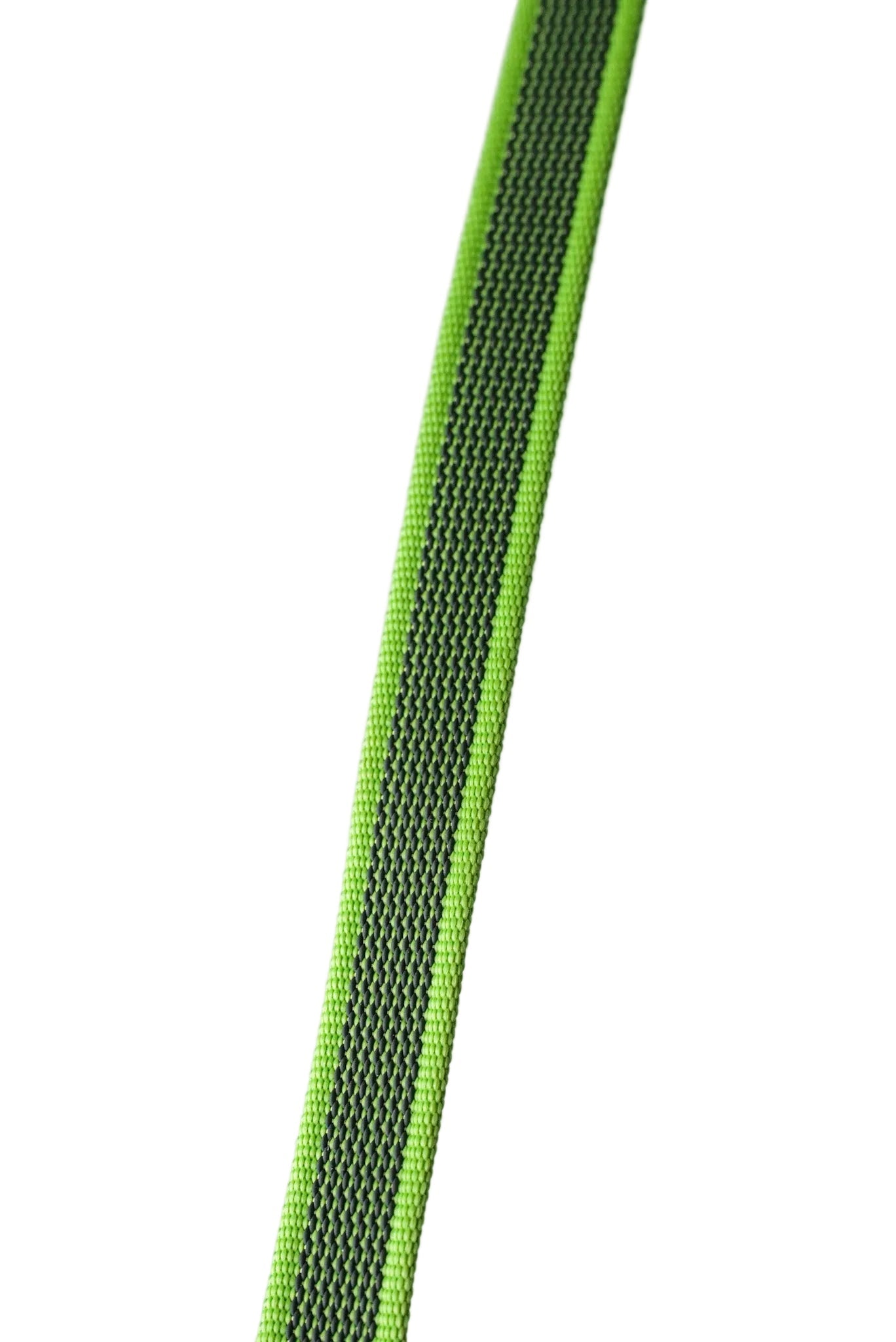Schweikert grippy lead with handle 20mm green cotton rubber