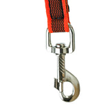 Schweikert grippy lead with handle 20mm orange hook clip