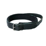 Schweikert Leather Dog Collar with Felt Padding & Handle Top